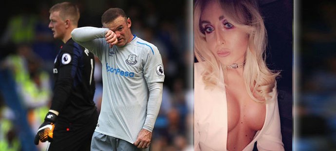 Wayne Rooney si zadělal na pořádné problémy, opilý se líbal s cizí ženou