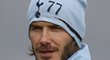 David Beckham na tréninku Tottenhamu