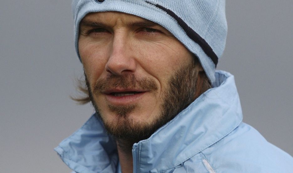 David Beckham na tréninku Tottenhamu