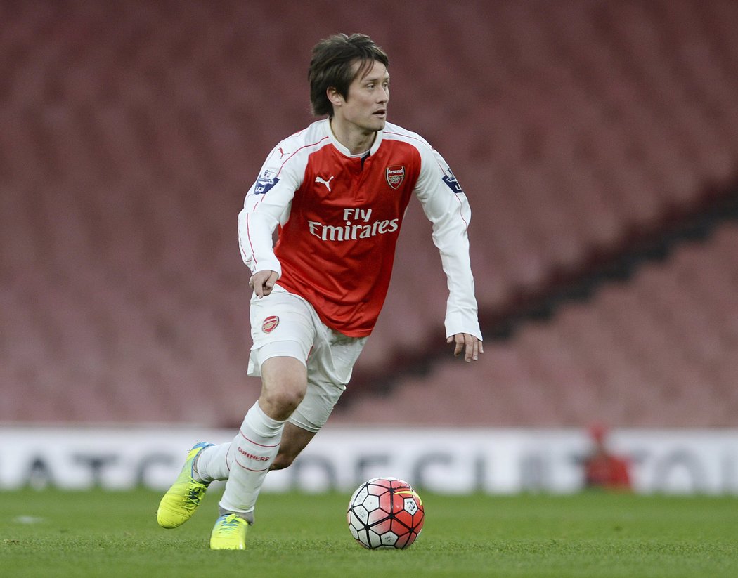 Tomáš Rosický v dresu Arsenalu