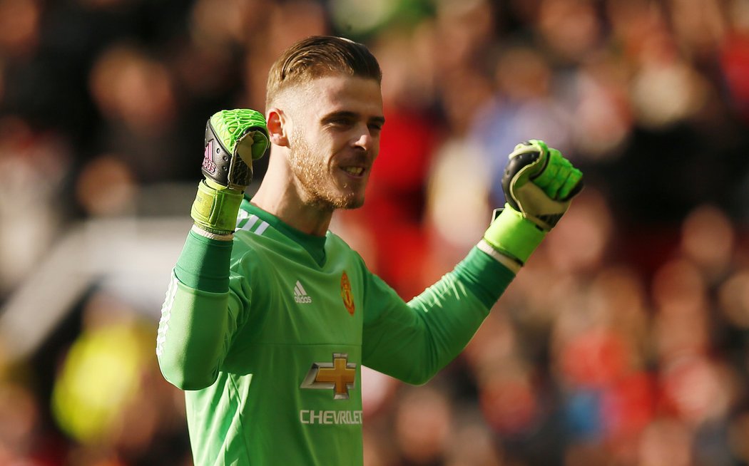 Brankář David de Gea zažil vítězný návrat do branky