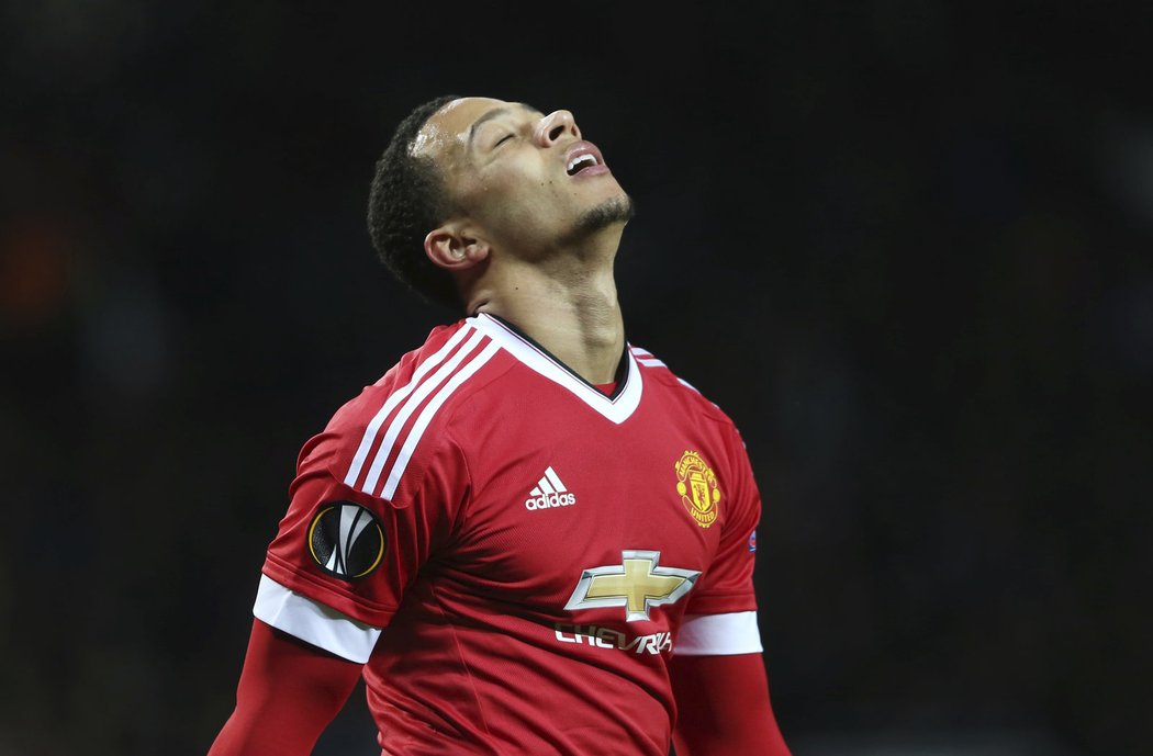 Nizozemský křídelník Memphis Depay v United nezáří