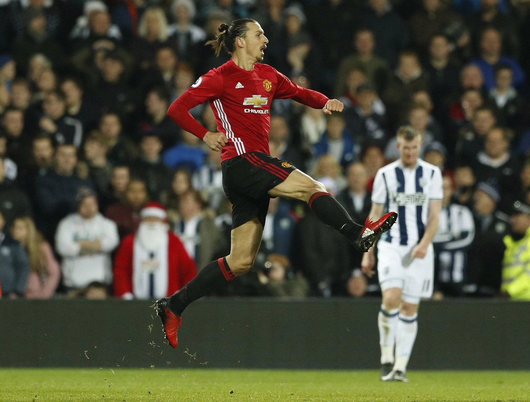 Zlatan Ibrahimovic vstřelil oba góly United