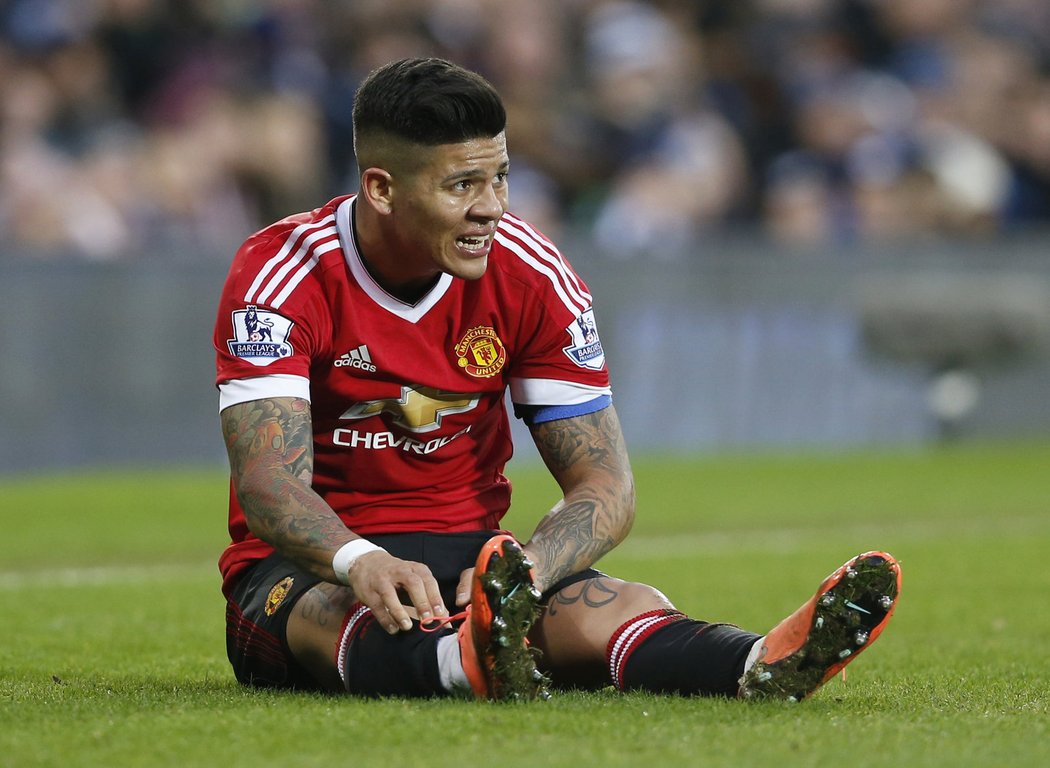 Marcos Rojo je stejně jako Jones často zraněný