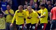 Watford slaví výhru nad Leicesterem a postup do finále play off, kde bude ve Wembley bojovat o Premier League. Matěj Vydra vstřelil v neděli dvě branky při výhře 3:1