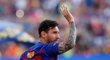 Lionel Messi zdraví fanoušky Barcelony před startem sezony 2019/2020