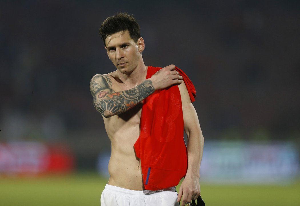 Lionel Messi po utkání Argentiny proti Chile