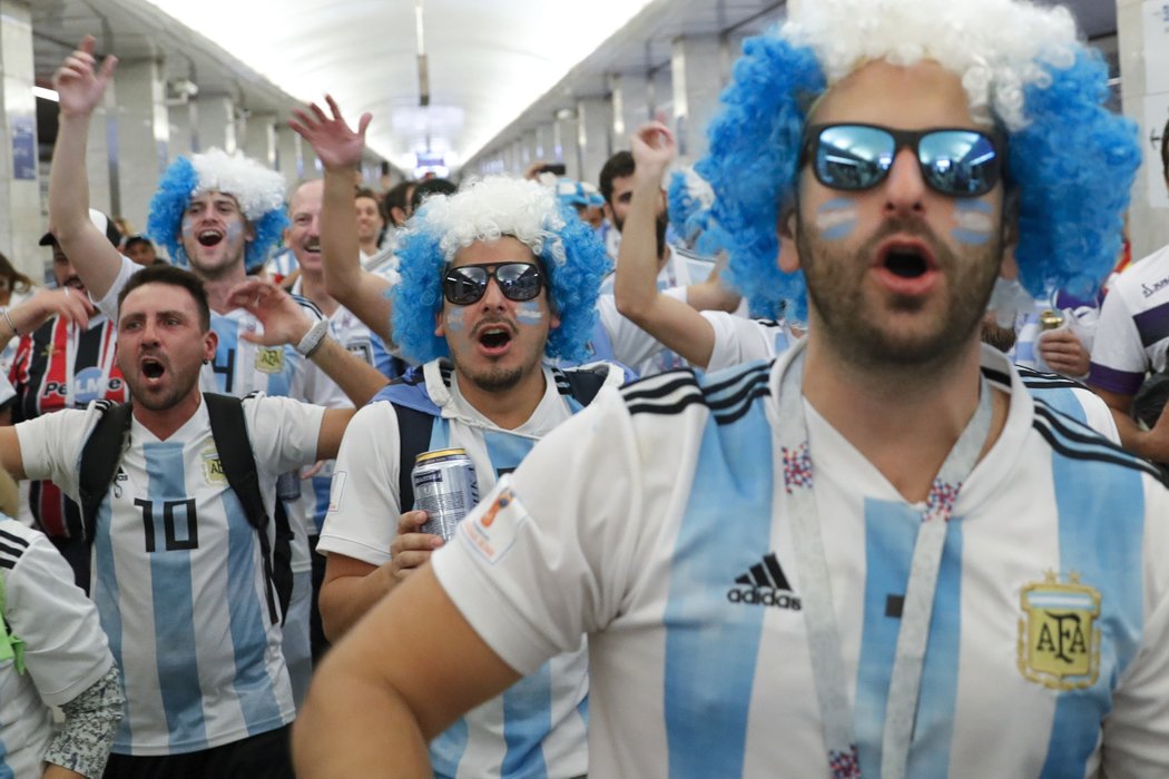 Argentinští fanoušci o vítězství svého týmu nepochybují