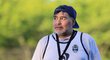 Diego Maradona trénoval na sklonku života klub Gimnásia de La Plata