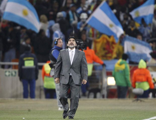 Maradona měl důvod ke spokojenosti. Maradona měl důvod ke spokojenosti.