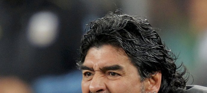 Maradona emoce rozhodně neskrýval.