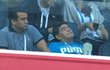 Diego Maradona během utkání Argentiny s Nigérií