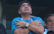 Diego Maradona během utkání Argentiny s Nigérií