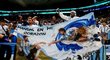 Argentinští fanoušci oslavují Lionela Messiho