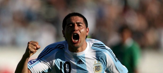 Argentinský fotbalista Riquelme