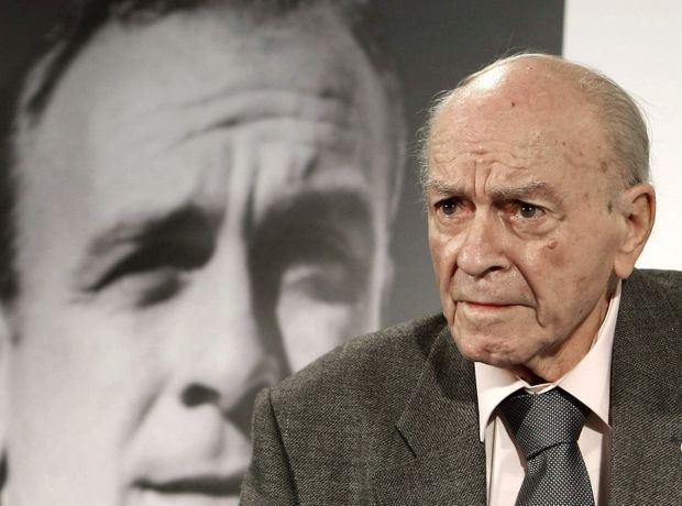 Legendární argentinsko-španělský fotbalista Alfredo di Stéfano na snímku z roku 2010 Legendární argentinsko-španělský fotbalista Alfredo di Stéfano na snímku z roku 2010