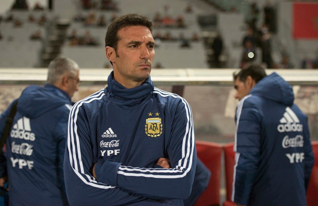 Trenér argentinské reprezentace Lionel Scaloni