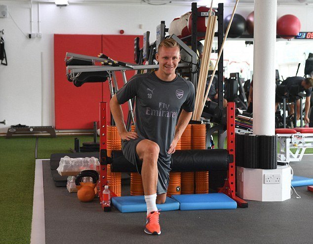 Německý brankář Bernd Leno v Arsenalu