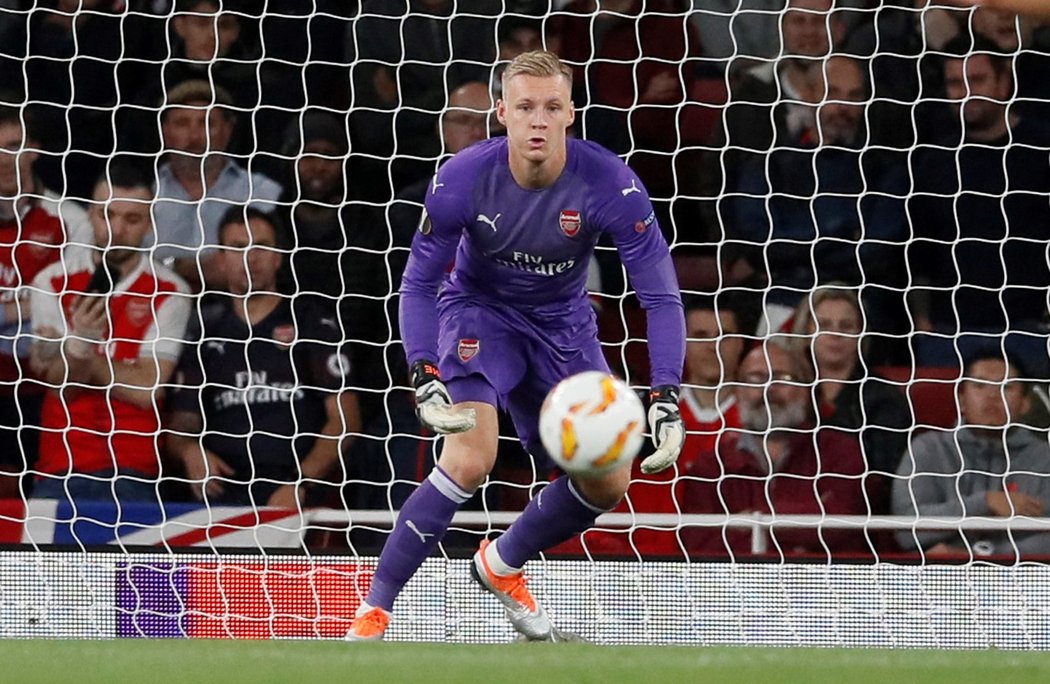 Bernd Leno nastoupil poprvé v ostrém zápase v brance Arsenalu. V prvním duelu základní skupiny Evropské ligy přispěl k výhře 4:2 nad ukrajinskou Poltavou