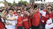 Fanoušci Arsenalu a Chelsea se v Baku těší na finále Evropské ligy