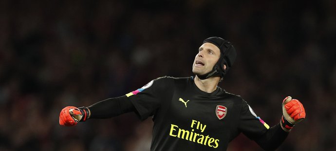 Petr Čech z Arsenalu je brán jako 100. nejlepší hráč Premier League.