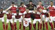Zahajovací jedenáctka Arsenalu pro finále Evropské ligy proti Chelsea