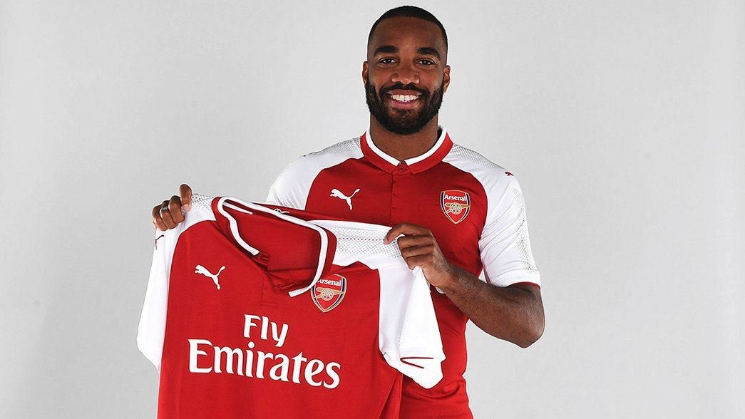 Alexandre Lacazette v dresu Arsenalu