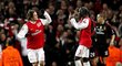 Tomáš Rosický nastoupil poprvé za Arsenal po delším zranění, které se táhlo od mistrovství Evropy