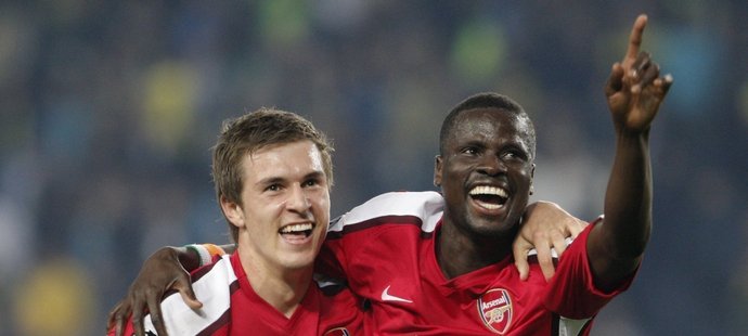 Radost fotbalistů Arsenalu.
