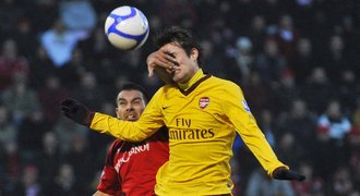 Rosický se po více jak roce trefil za Arsenal