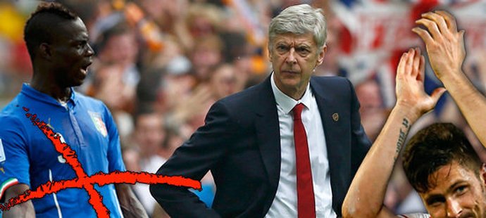 Trenér Arsenalu Arséne Wenger řekl, že žádného dalšího útočníka kupovat nebude. Olivier Giroud tak opět dostane důvěru, zatímco přestup Maria Balotelliho se definitivně ruší