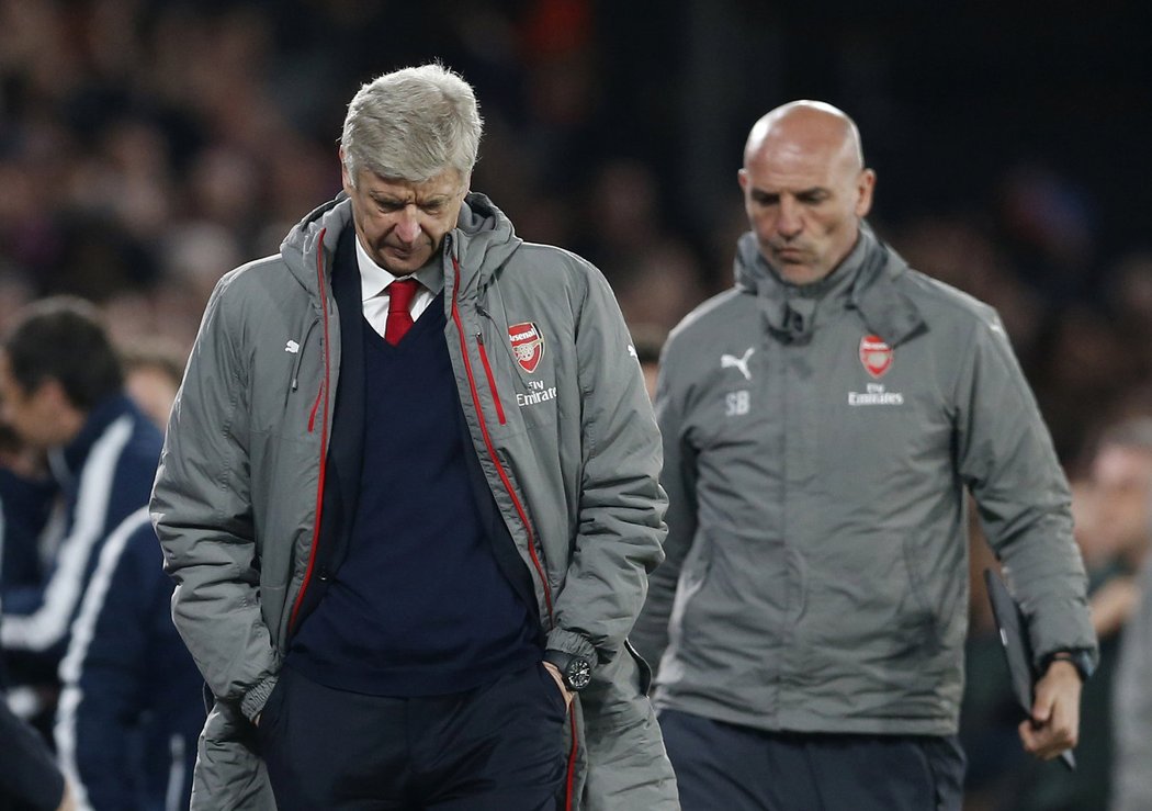 Arséne Wenger byl po prohře s Crystal Palace velmi zklamaný