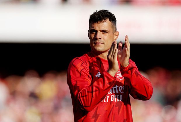 Granit Xhaka se loučí s fanoušky Granit Xhaka se loučí s fanoušky