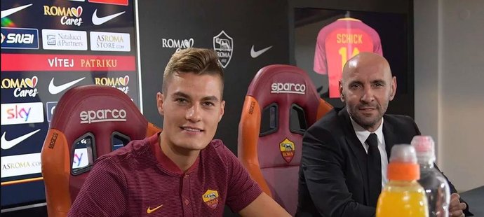 Patrik Schick se v AS Řím upsal na pět let