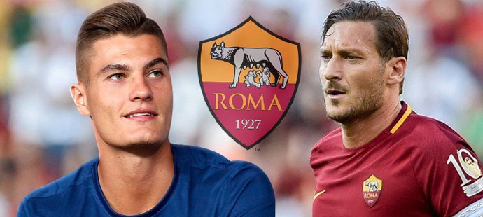 Patrika Schicka přemlouvá k přestupu do AS i jeho největší legenda Francesco Totti