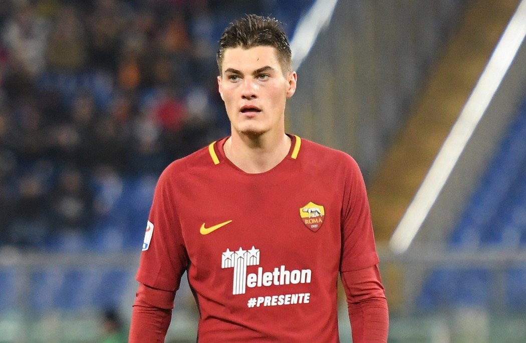 Patrik Schick v akci proti Cagliari