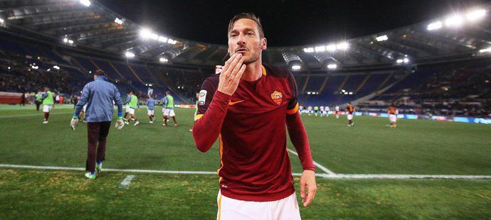 Francesco Totti v dresu AS Řím