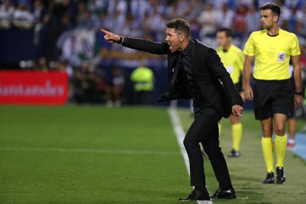 Naštavný kouč Atlétika Diego Simeone