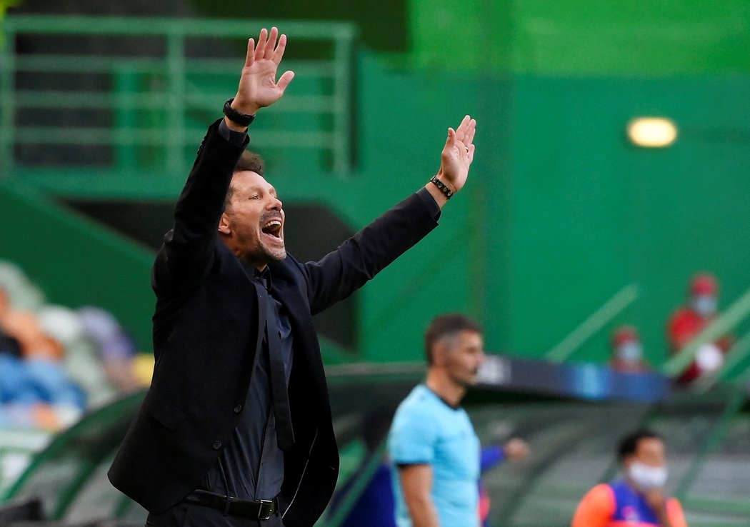 Tradičně hodně emotivní Diego Simeone