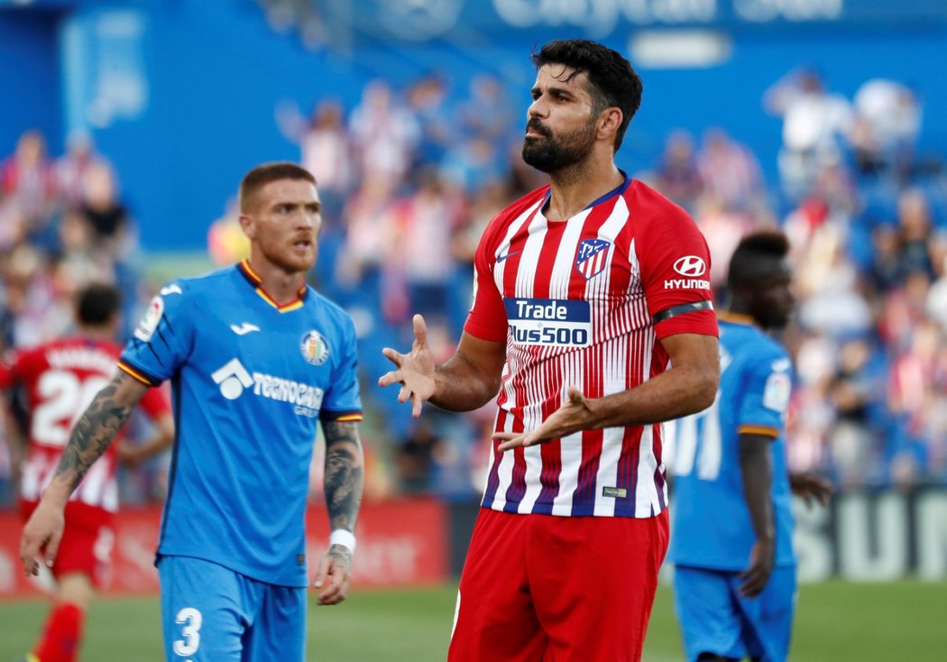 Diego Costa se sice proti Getafe gólově neprosadil, ale i tak bralo Atlético Madrid tři body za výhru 2:0