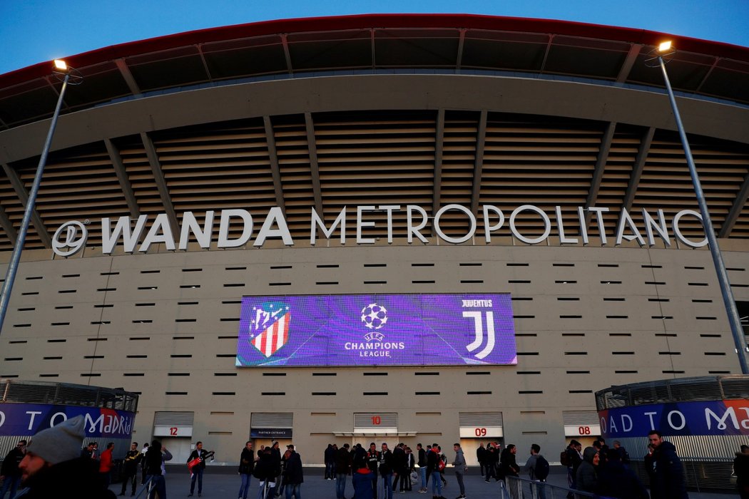 Moderní stadion Atlétika Madrid Wanda Metropolitano