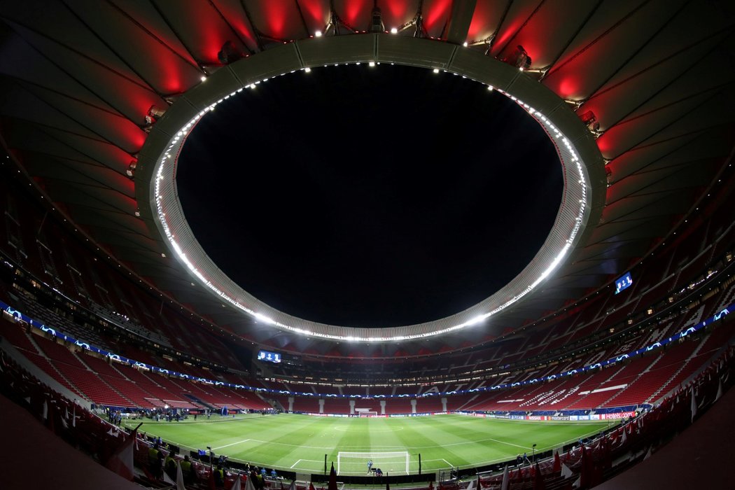 Moderní stadion Atlétika Madrid Wanda Metropolitano