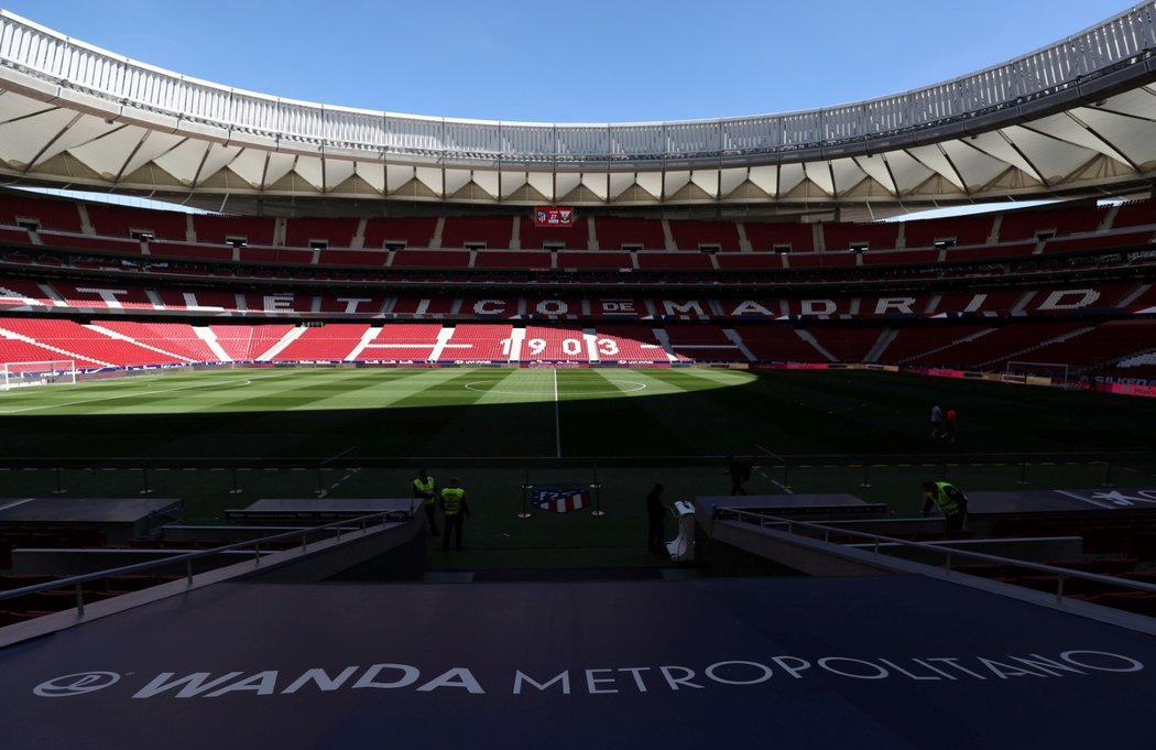 Moderní stadion Atlétika Madrid Wanda Metropolitano