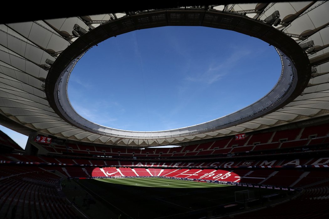 Moderní stadion Atlétika Madrid Wanda Metropolitano