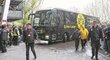 Autobus fotbalistů Borussie Dortmund