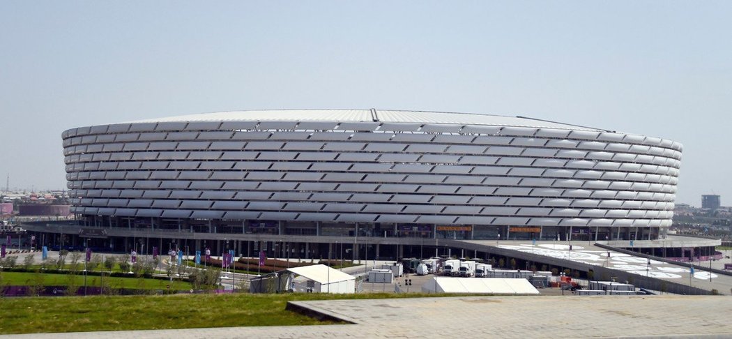 Olympijský stadion v Baku byl otevřen v březnu 2015 a pojme téměř 70 tisíc fanoušků