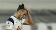Zklamaný Gareth Bale poté, co Tottenham ztratil třígólový náskok