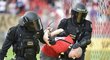 Proti baníkovcům v Brně zasahovala policie