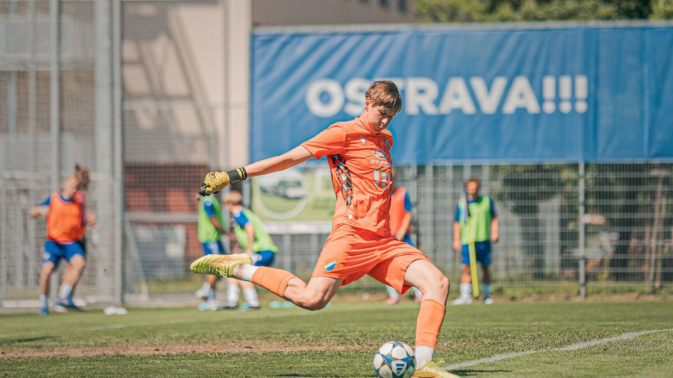 Šestnáctiletý talentovaný brankář Baníku Filip Růčka