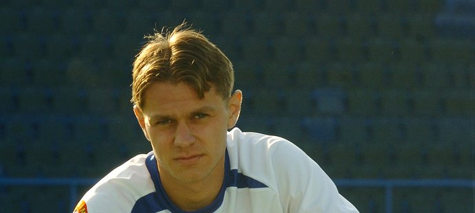 Přemysl Krpec s pohárem pro mistra ligy po sezoně 2003/2004